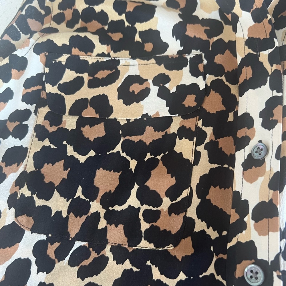 Leopard Print Button Down! Print Of The Season - image 3